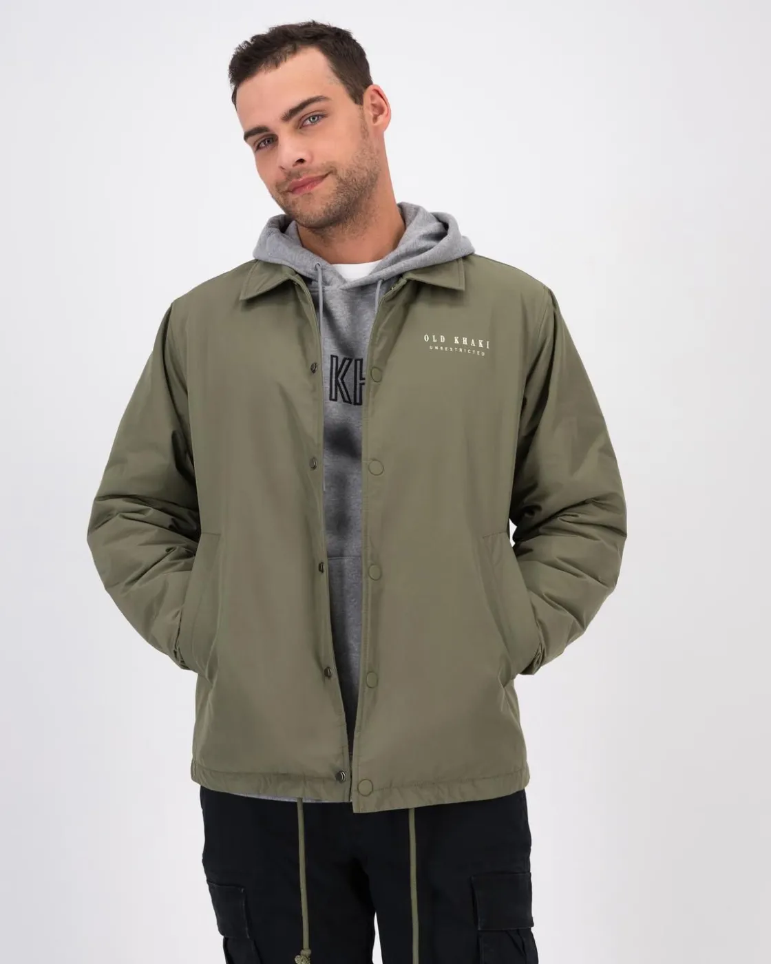 Men Old Khaki Jackets>Men'S Mandla Coach Jacket
