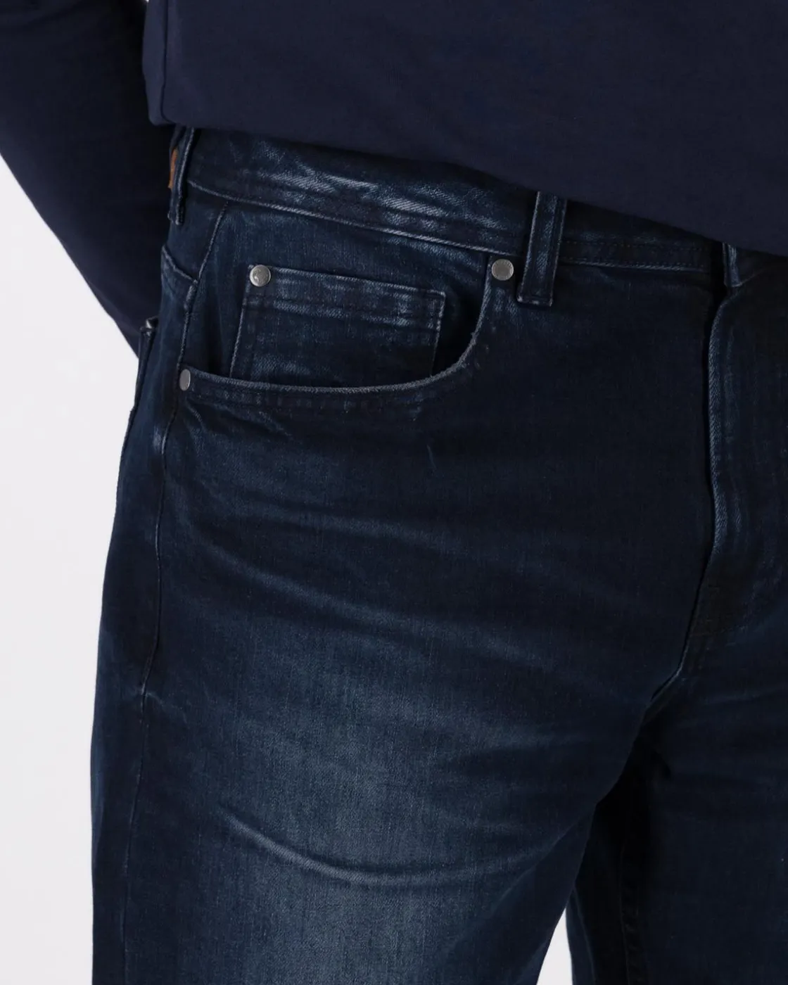 Men Old Khaki Denim>Men'S Mayson Blue Black Denim