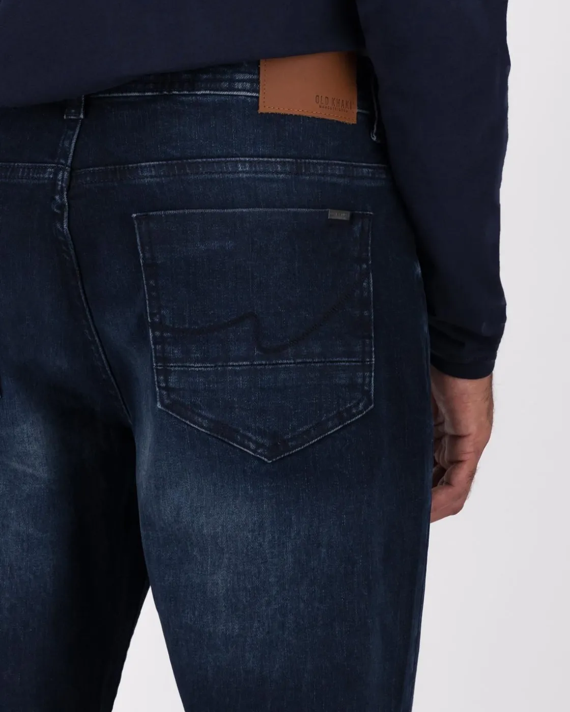 Men Old Khaki Denim>Men'S Mayson Blue Black Denim