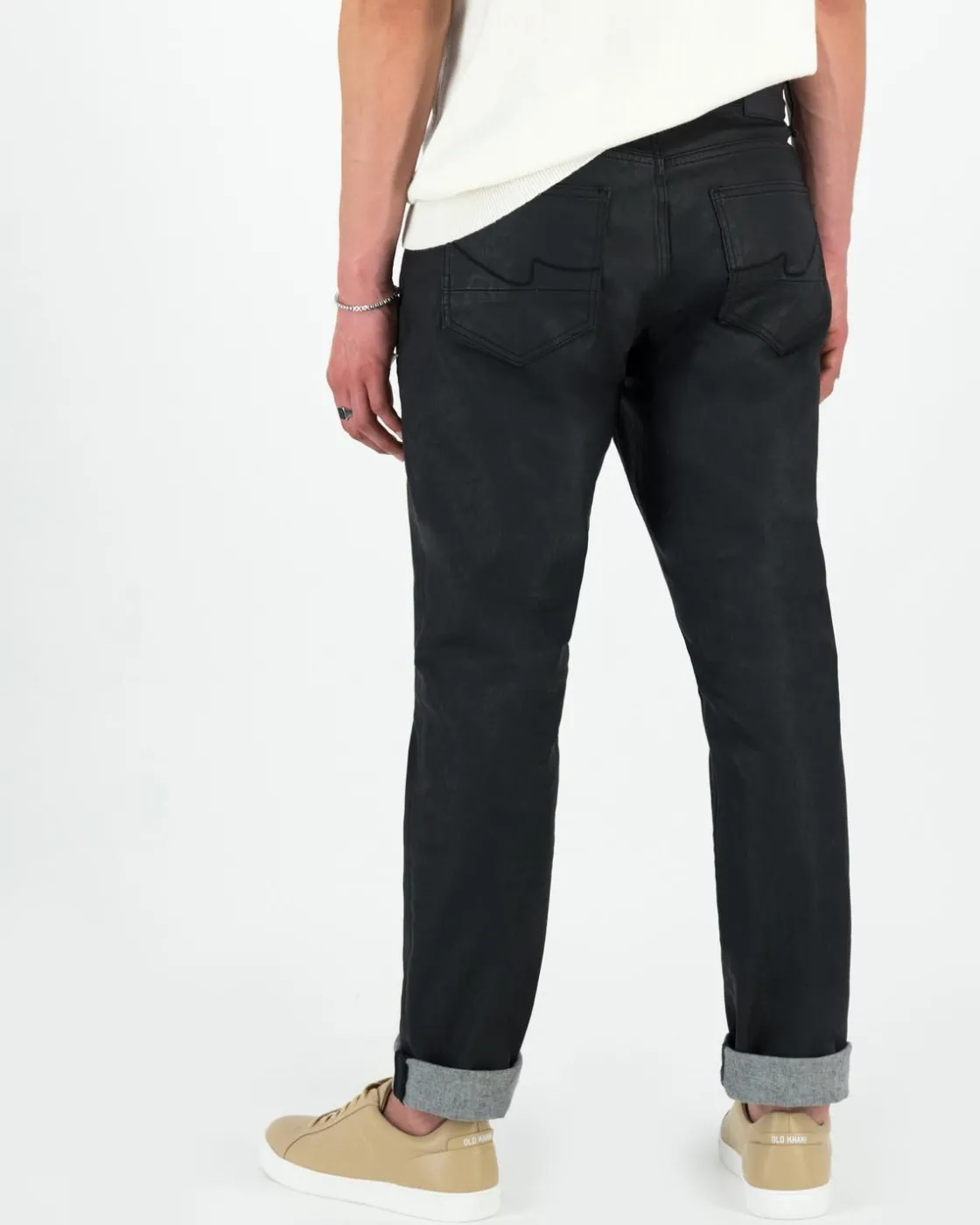 Men Old Khaki Denim>Men'S Mayson Coated Slim Denim