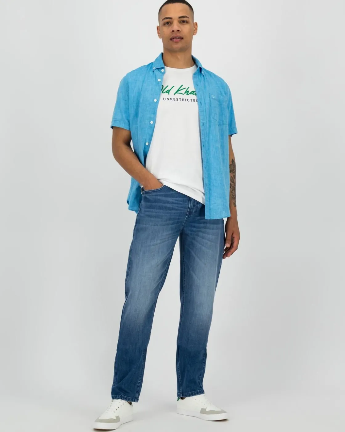 Men Old Khaki Denim>Men'S Mayson Slim Denim