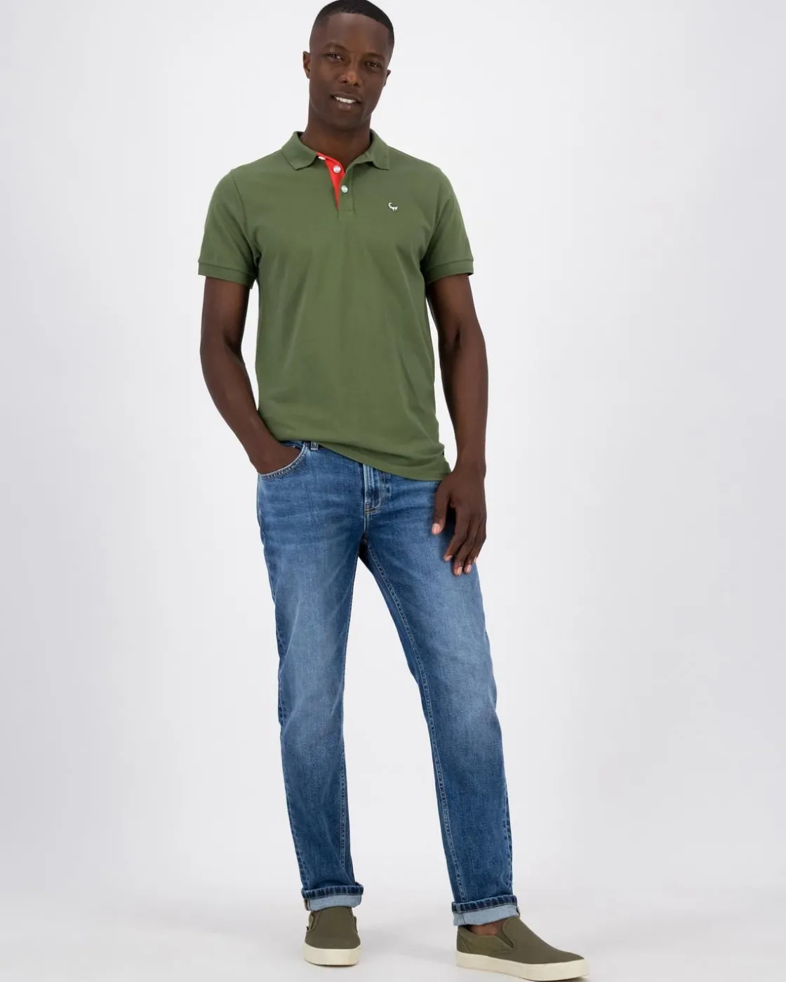 Men Old Khaki Denim>Men'S Mayson Slim Fit Mid Wash Denim