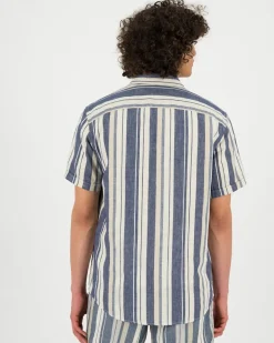 Men Old Khaki Shirts>Men'S Mike Regular Fit Stripe Shirt