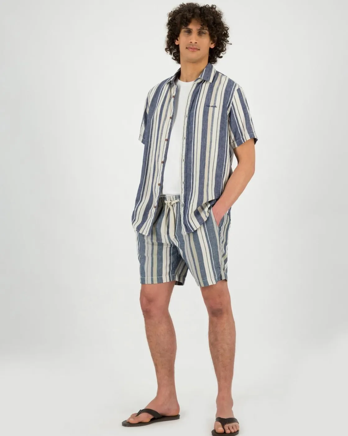 Men Old Khaki Shirts>Men'S Mike Regular Fit Stripe Shirt