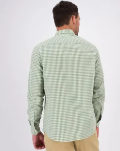 Men Old Khaki Shirts>Men'S Omar Gingham Regular Fit Shirt