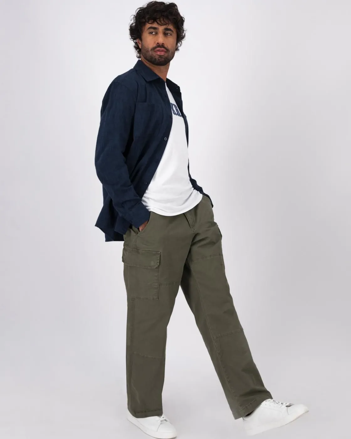 Men Old Khaki Shirts>Men'S Percy Melange Shirt