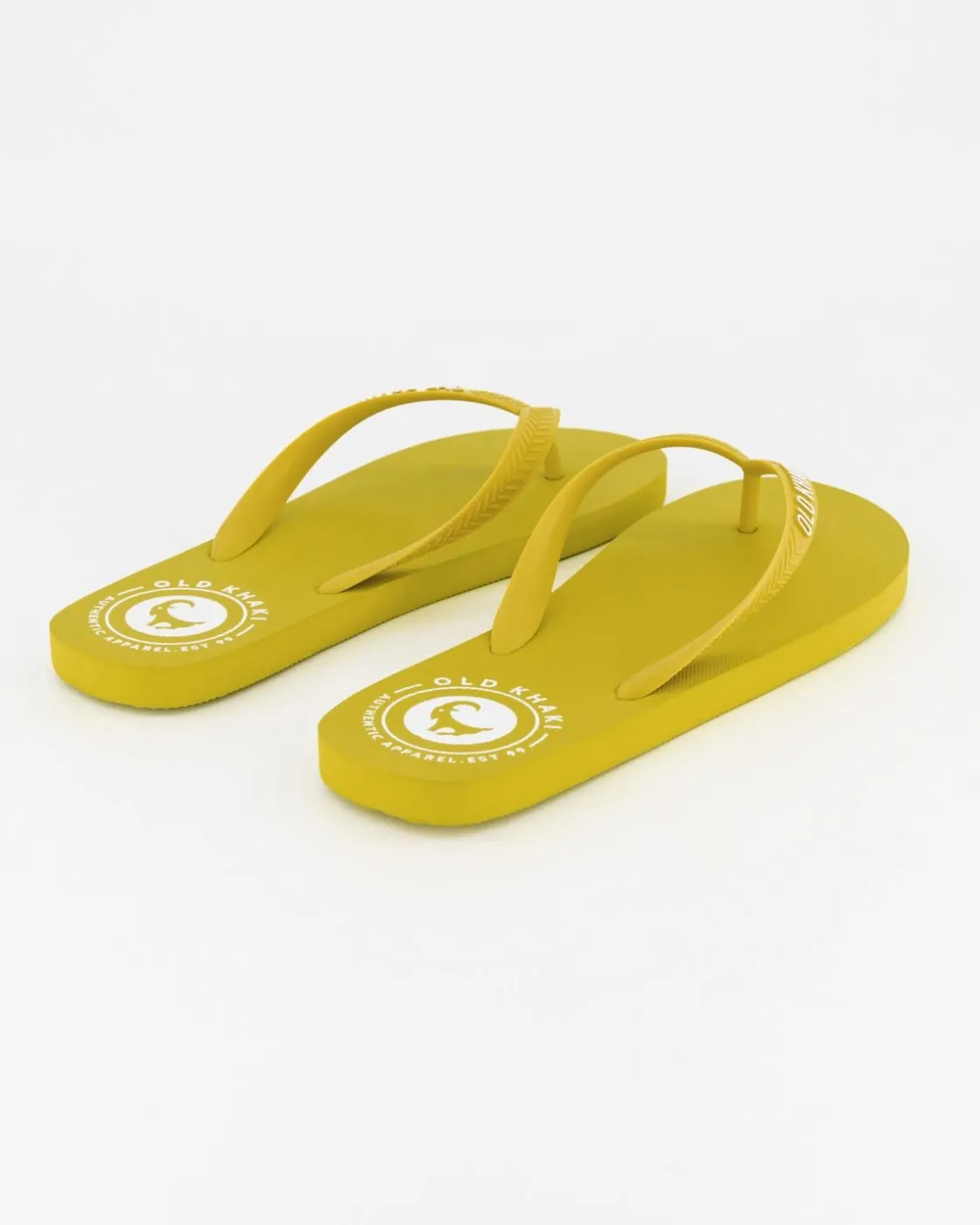 Men Old Khaki Flip-Flops>Men'S Plain Pacifico Flip Flop