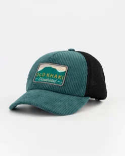 Men Old Khaki Headwear>Men'S Pumza Corduroy Trucker Cap
