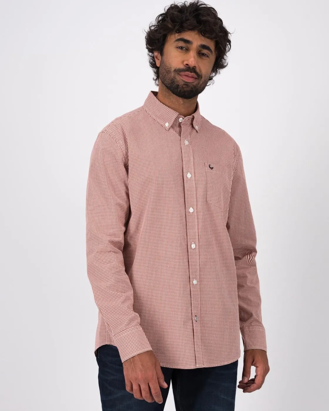 Men Old Khaki Shirts>Men'S Roger Gingham Regular Fit Shirt