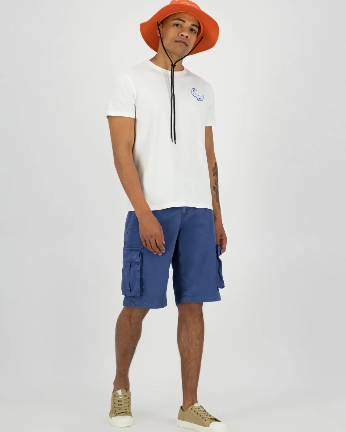 Men Old Khaki T-Shirts>Men'S Saturday Standard Fit Back Print T-Shirt