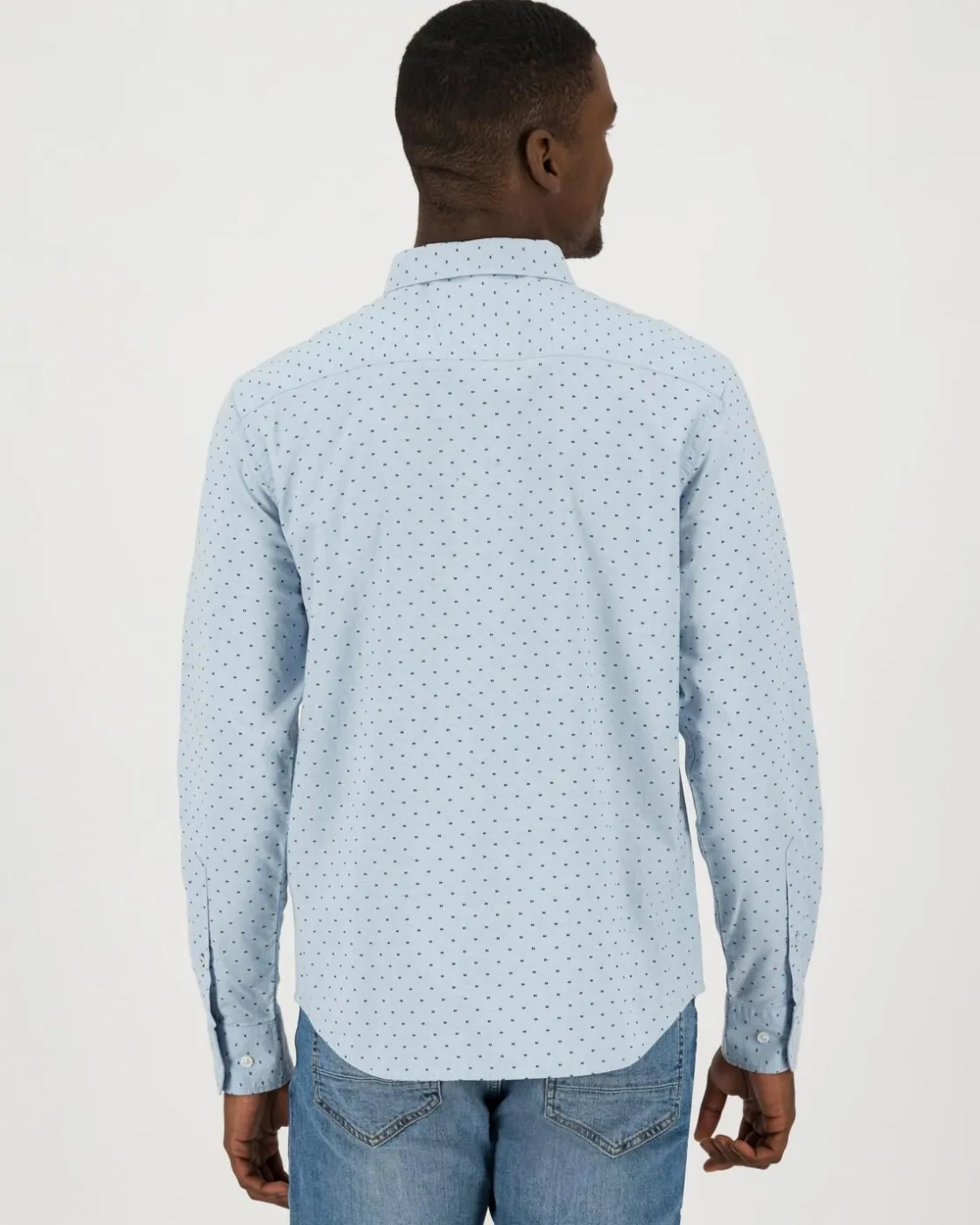 Men Old Khaki Shirts>Men'S Sean Ditsy Slim Fit Shirt