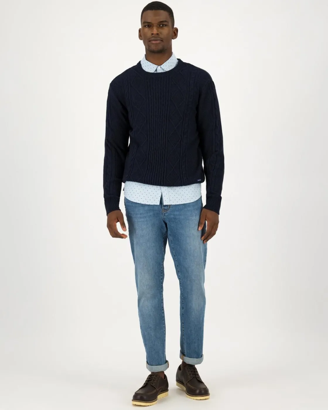 Men Old Khaki Shirts>Men'S Sean Ditsy Slim Fit Shirt