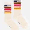 Men Old Khaki Socks & Underwear>Men'S Sihle Multi-Stripe Rib Socks