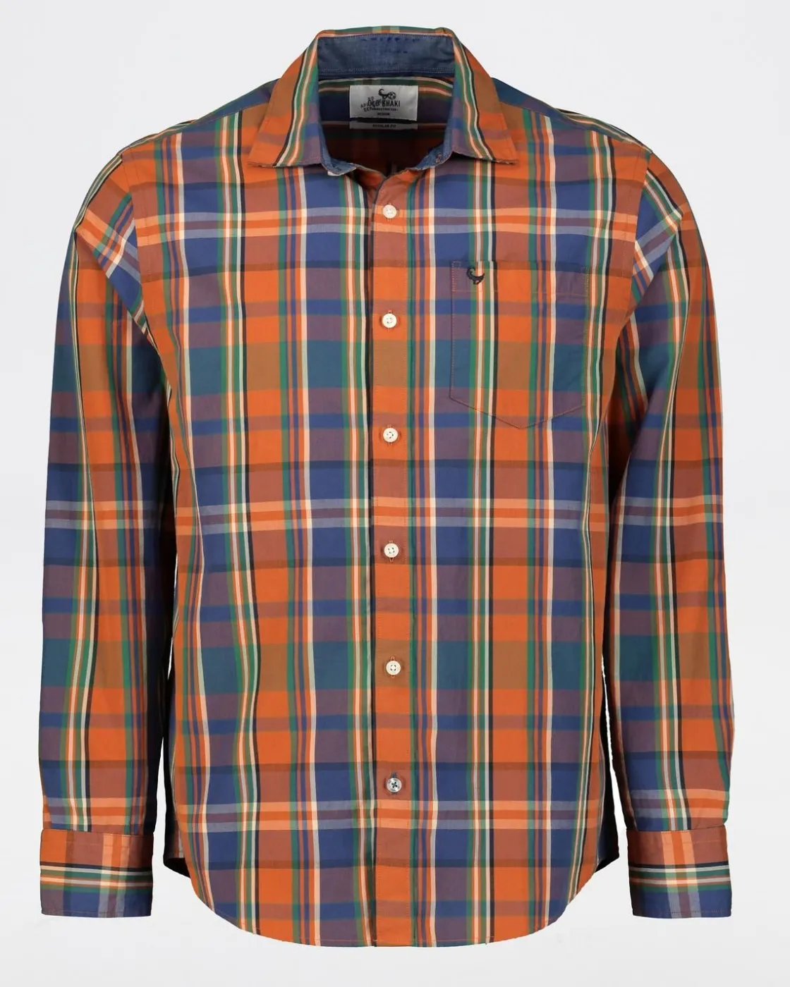 Men Old Khaki Shirts>Men'S Sipho Check Shirt