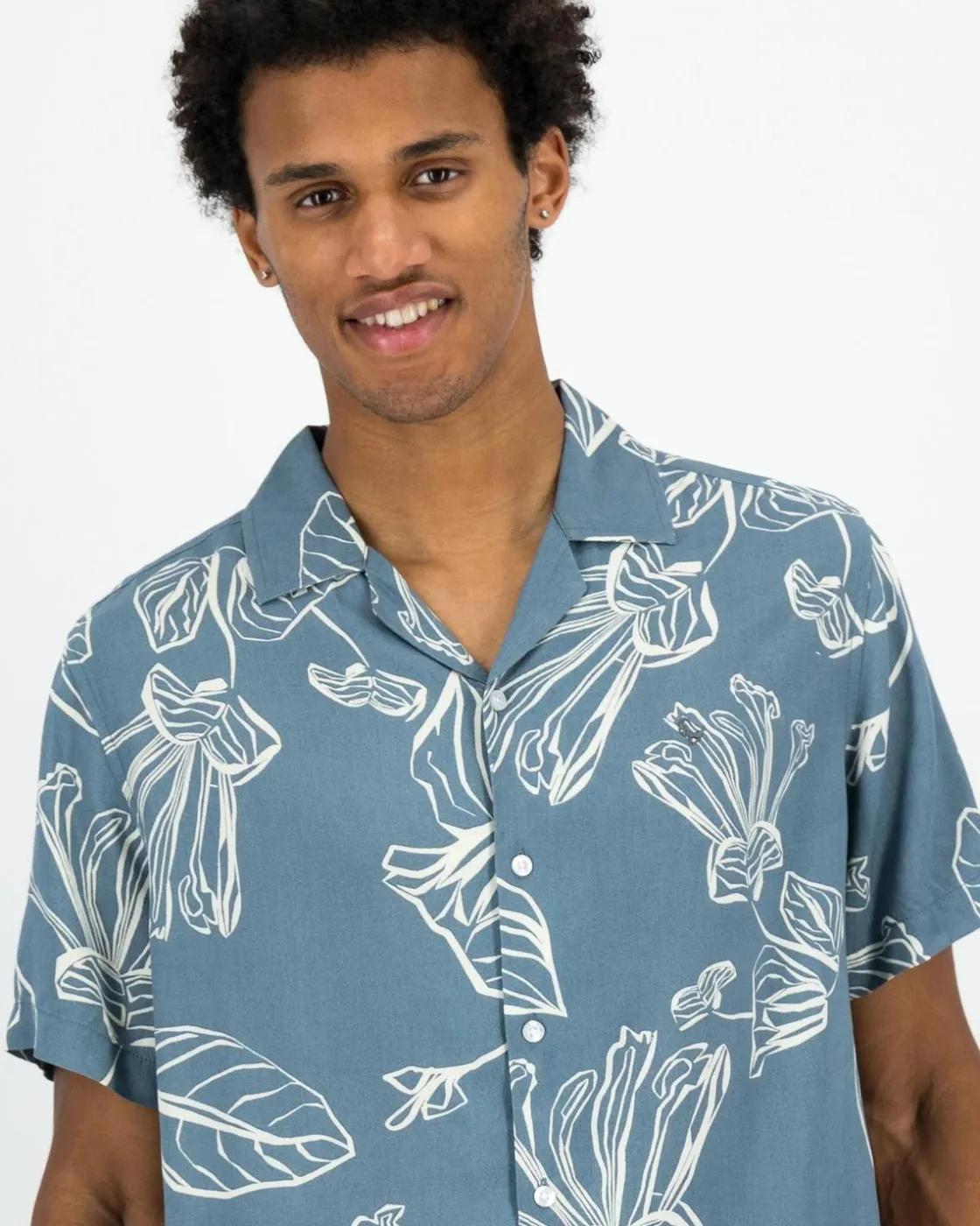Men Old Khaki Shirts>Men'S Siraj Floral Shirt