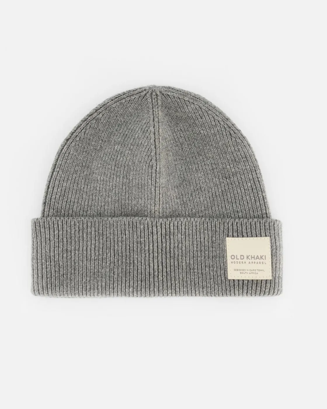 Men Old Khaki Headwear>Men'S Stark Fine Rib Beanie