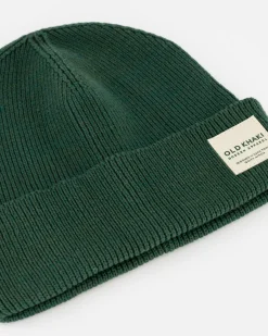 Men Old Khaki Headwear>Men'S Stark Fine Rib Beanie
