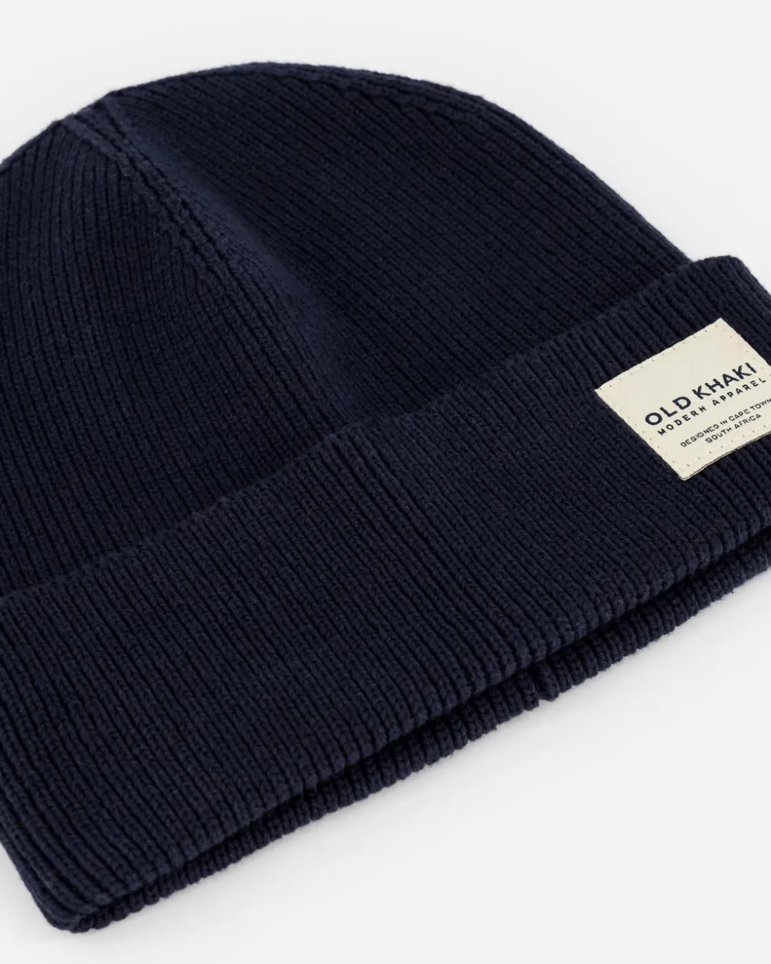 Men Old Khaki Headwear>Men'S Stark Fine Rib Beanie