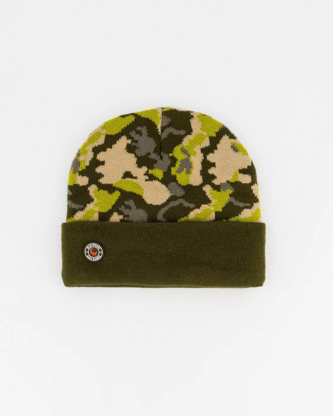 Men Old Khaki Headwear>Men'S Thando Camo Intarsia Knit Beanie