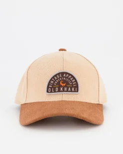 Men Old Khaki Headwear>Men'S Thiago Embroidered Badge Cap