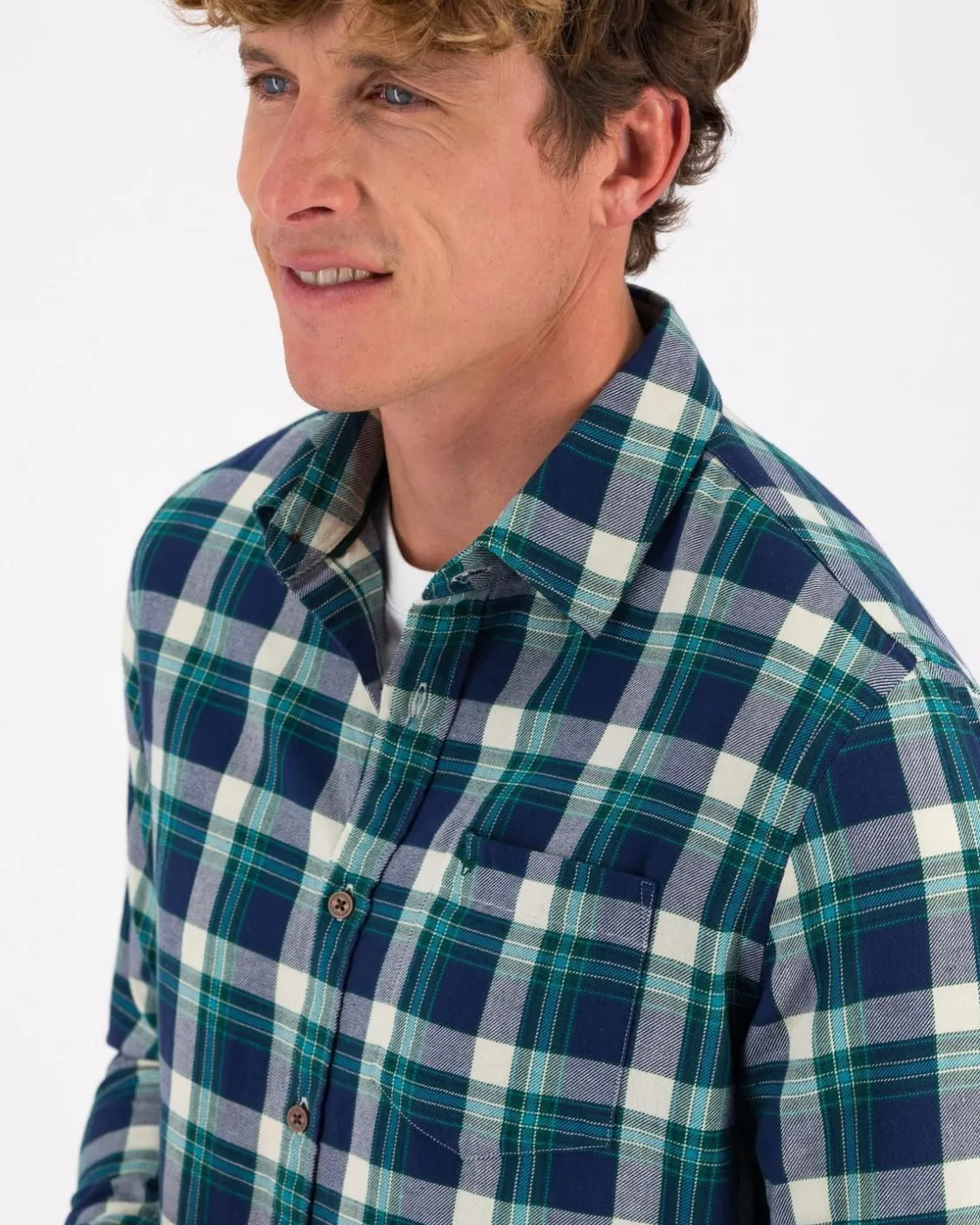 Men Old Khaki Shirts>Men'S Tyron Check Regular Fit Shirt