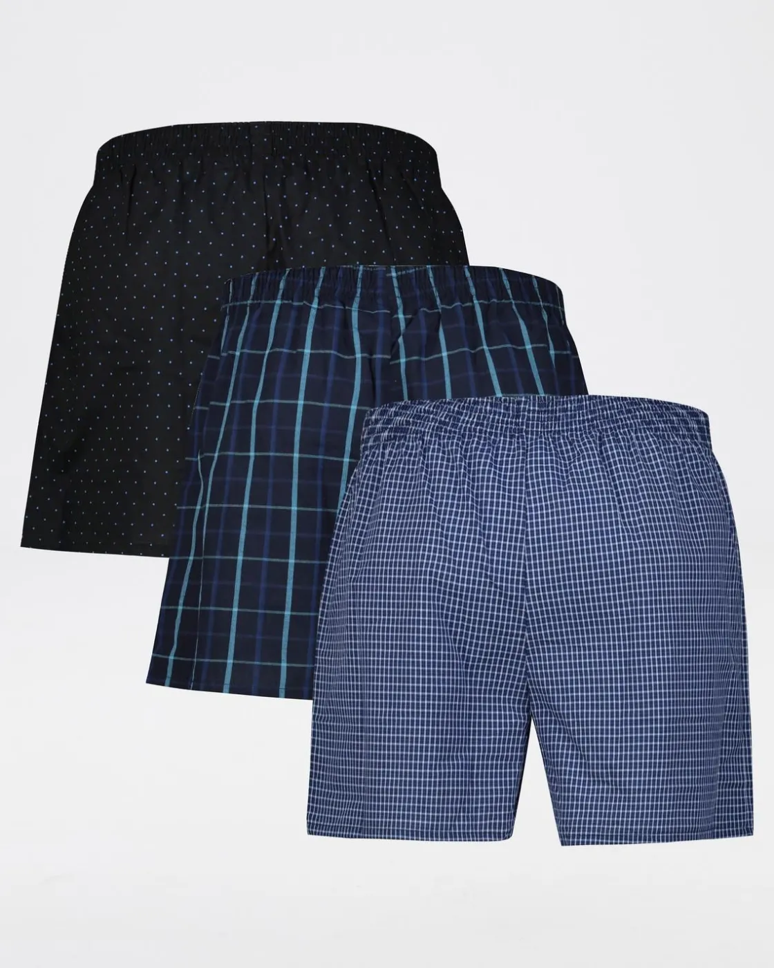 Men Old Khaki Socks & Underwear>Men'S Woven Boxers 3-Pack