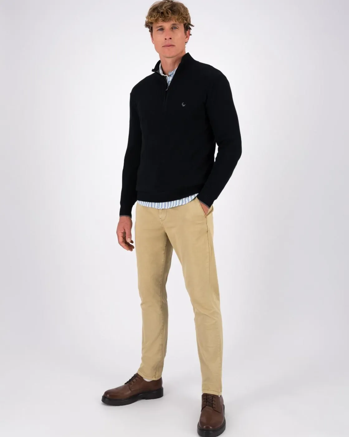 Men Old Khaki Knitwear>Men'S Zane Knit
