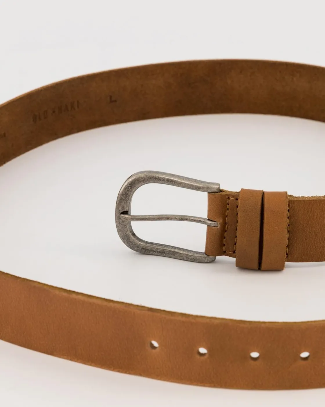 Men Old Khaki Belts>Men'S Zev Formal Leather Belt