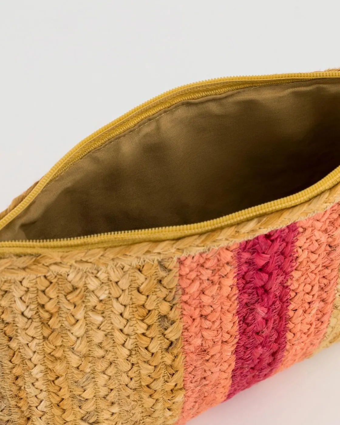 Women Old Khaki Bags & Purses>Nalini Striped Clutch Bag