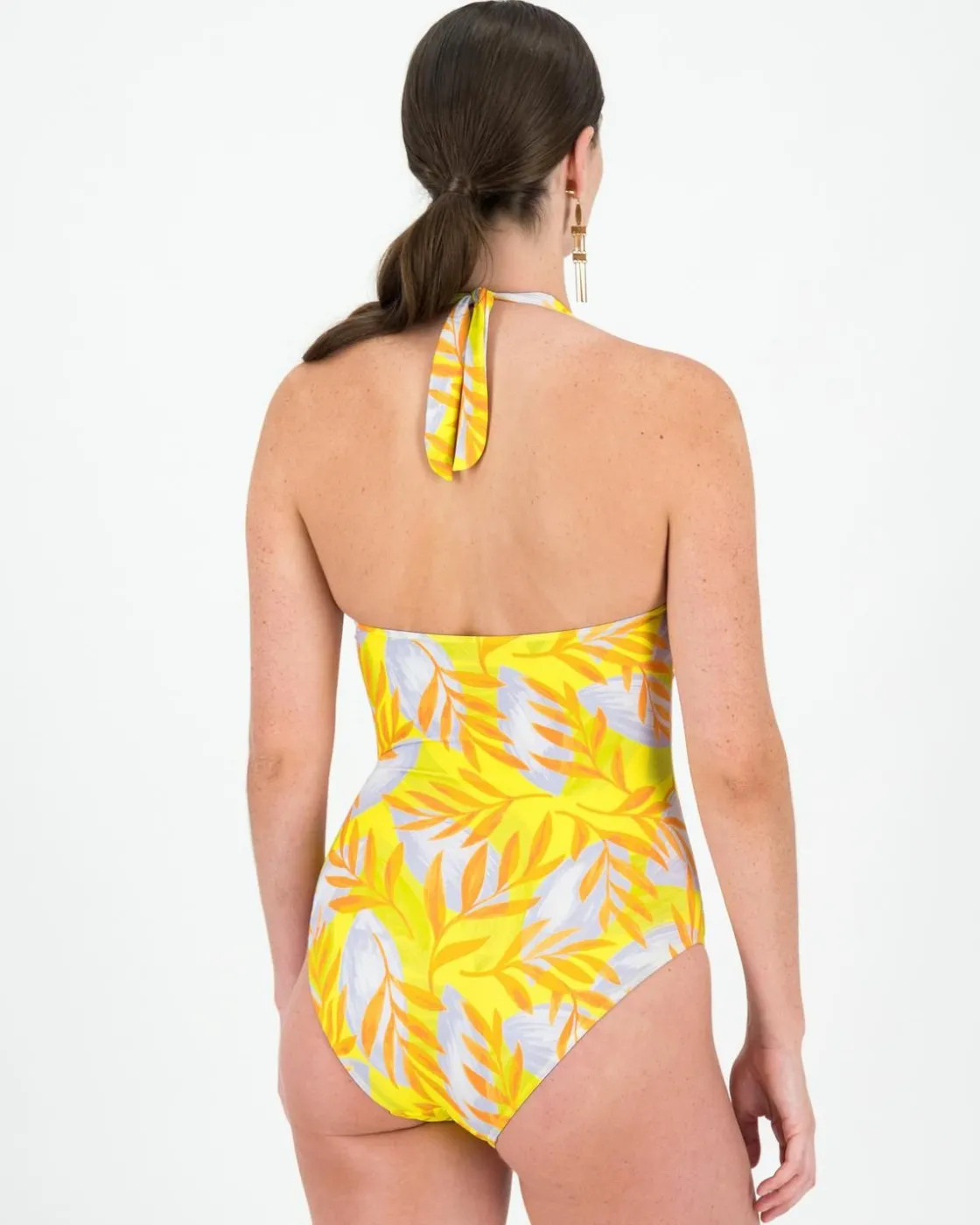 Women Old Khaki Swim>Rio Halter One-Piece Swimsuit