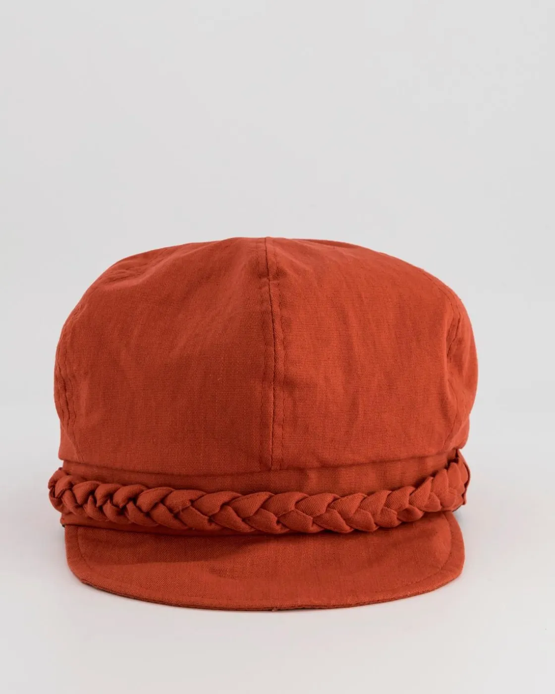 Women Old Khaki Beanies, Hats & Caps>Tina Braided Baker Boy Hat