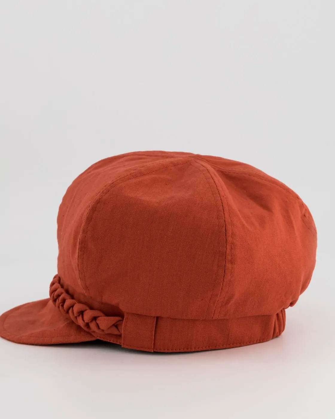 Women Old Khaki Beanies, Hats & Caps>Tina Braided Baker Boy Hat