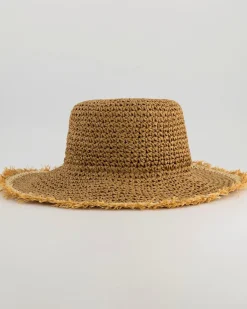 Women Old Khaki Beanies, Hats & Caps>Tyra Delicate Straw Bucket Hat