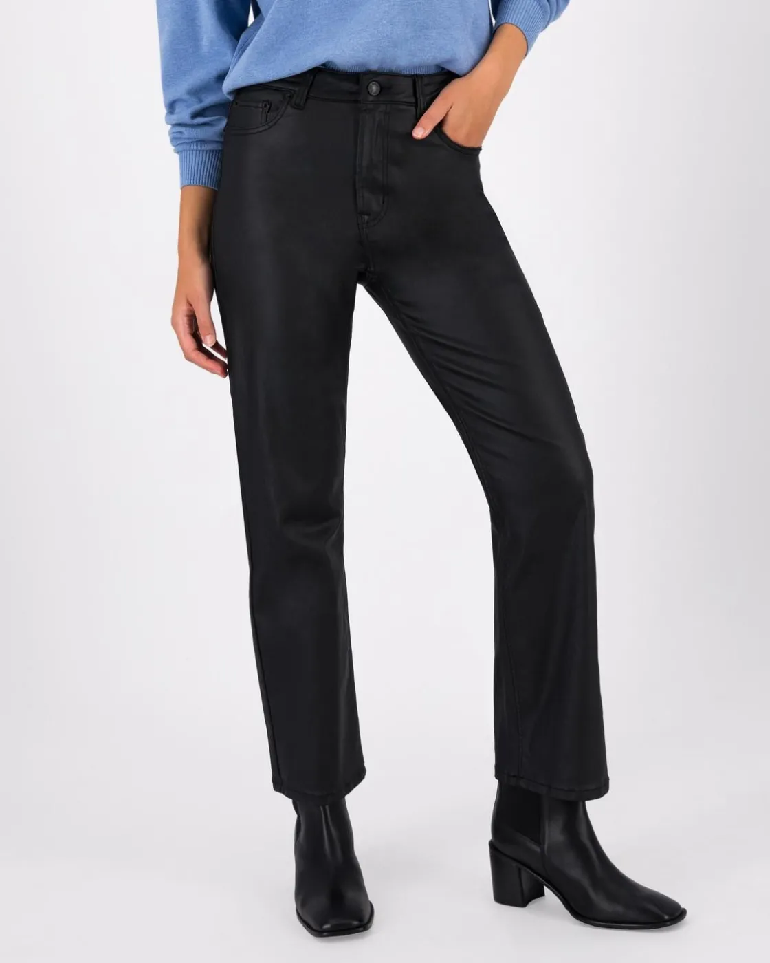 Women Old Khaki Pants>Women'S Amy Coated Straight Leg Pants