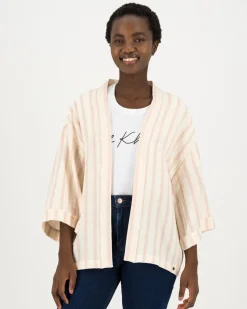 Women Old Khaki Scarves & Kimonos>Women'S Angela Kimono