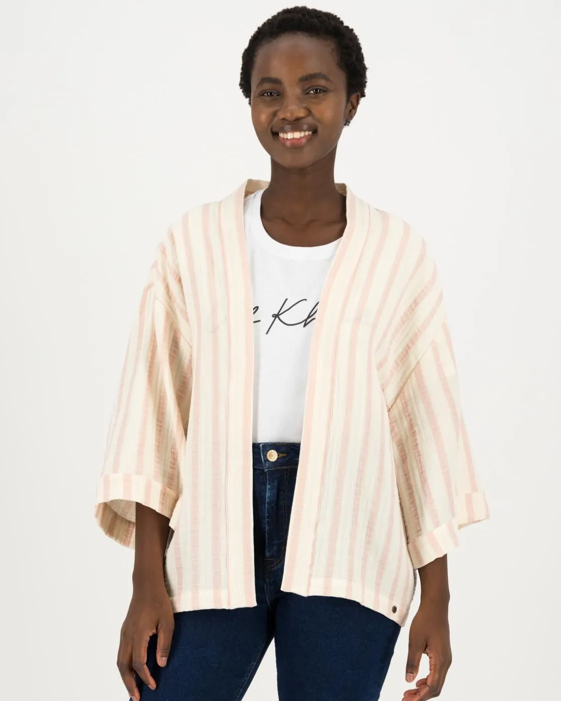 Women Old Khaki Scarves & Kimonos>Women'S Angela Kimono