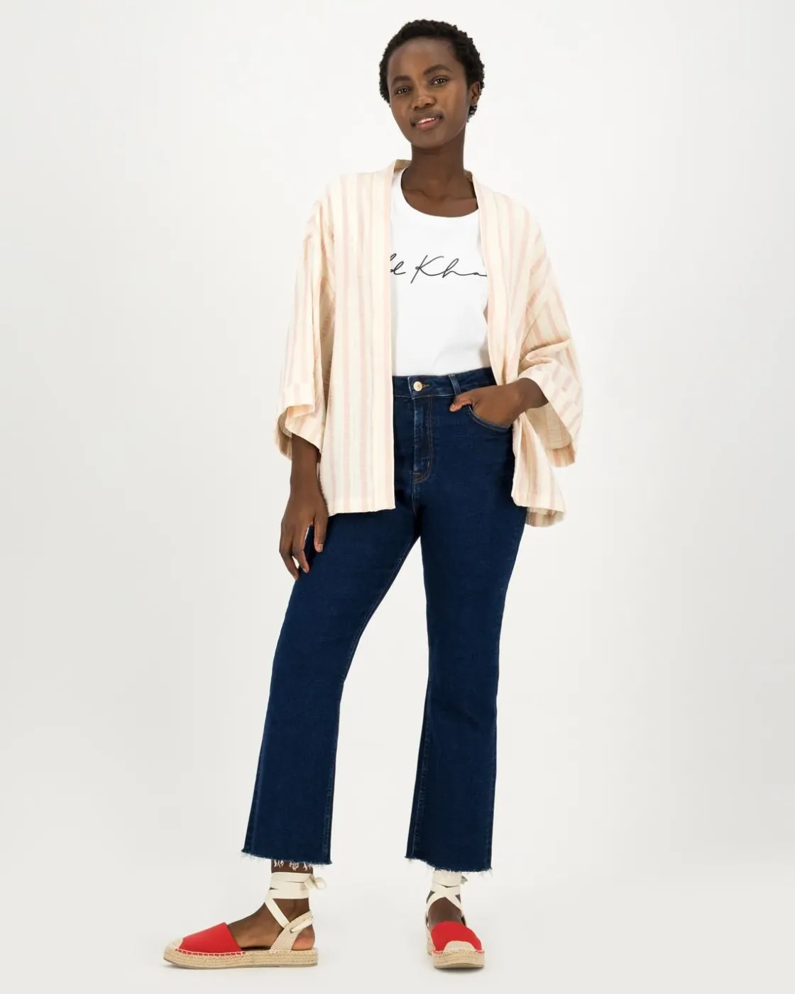 Women Old Khaki Scarves & Kimonos>Women'S Angela Kimono