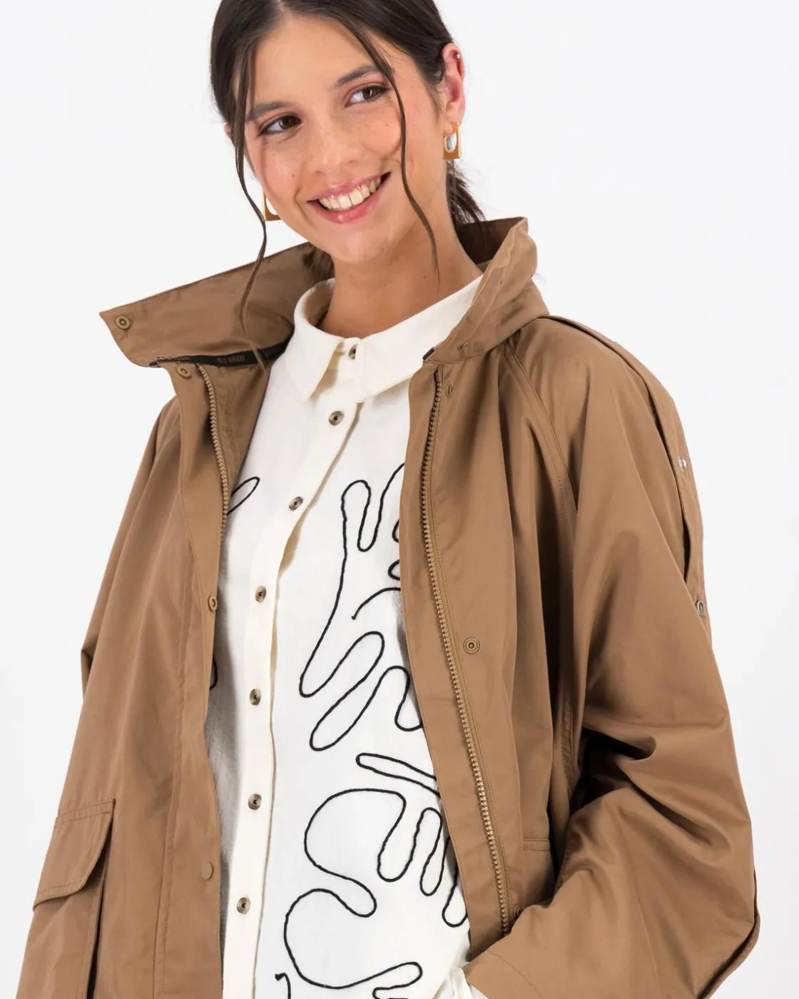 Women Old Khaki Jackets>Women'S Annika Longer Length Parka Jacket