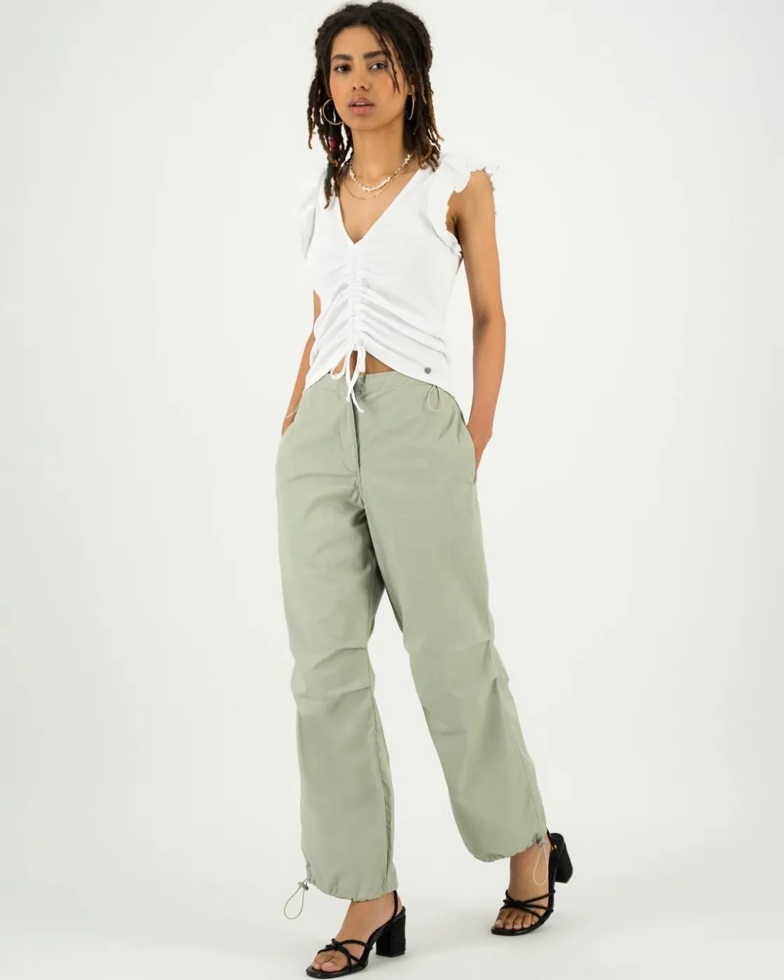 Women Old Khaki Shirts & Blouses>Women'S Ariana Ruched Knit Top
