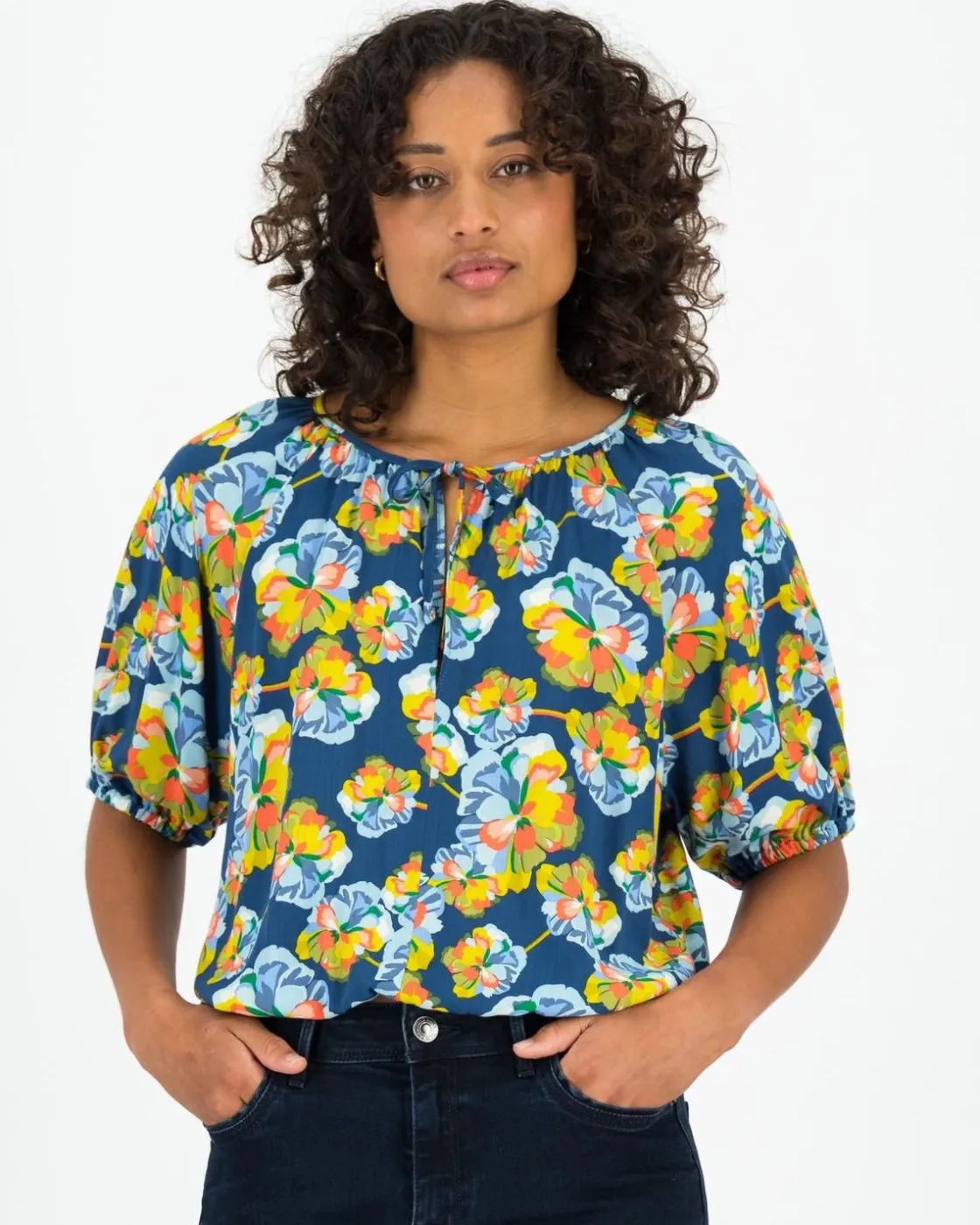 Women Old Khaki Shirts & Blouses>Women'S Azra Popover Blouse