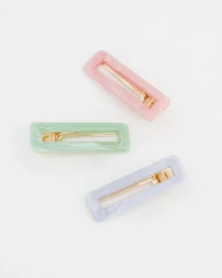 Women Old Khaki Hair Accessories>Women'S Azura Hair Clips (3-Pack)