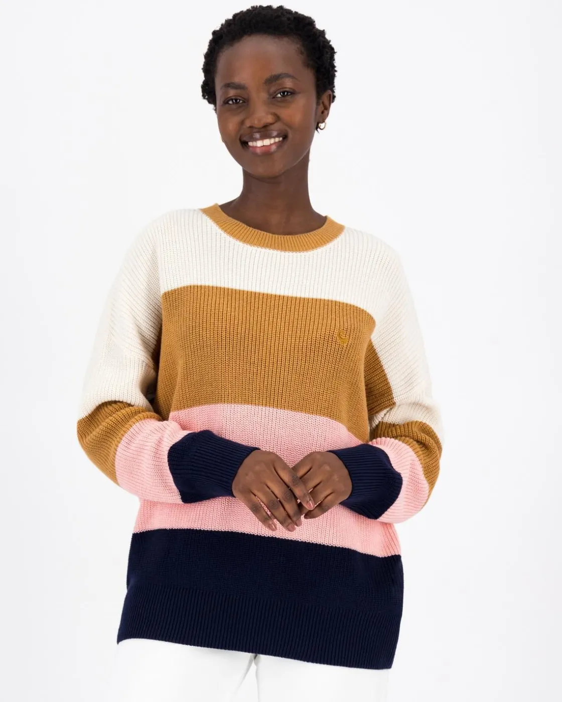 Women Old Khaki Knitwear & Sweats>Women'S Babs Striped Jumper
