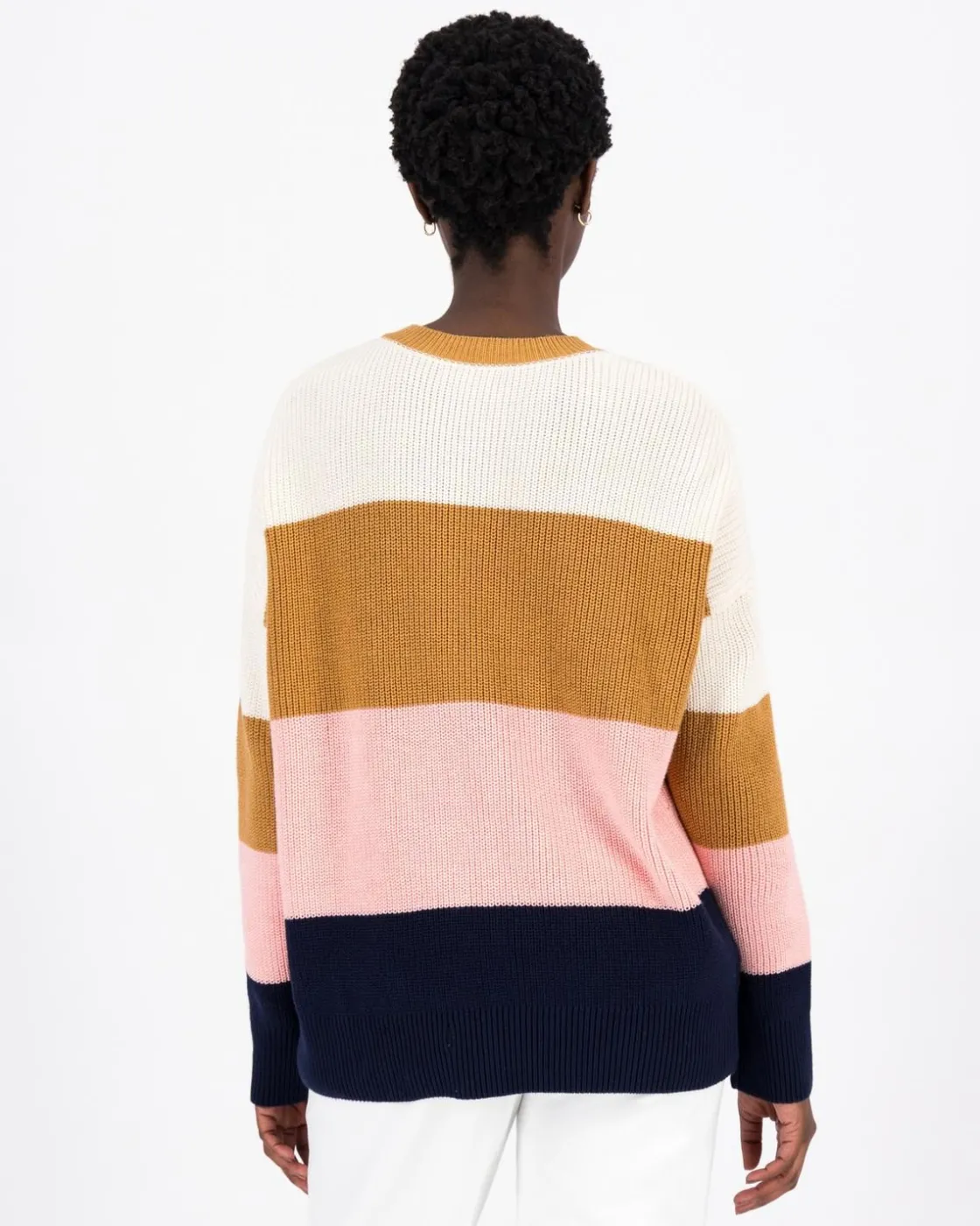 Women Old Khaki Knitwear & Sweats>Women'S Babs Striped Jumper