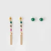 Women Old Khaki Jewellery>Women'S Bead & Star Earrings (2-Pack)