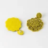 Women Old Khaki Jewellery>Women'S Beaded Flower Drop Earrings