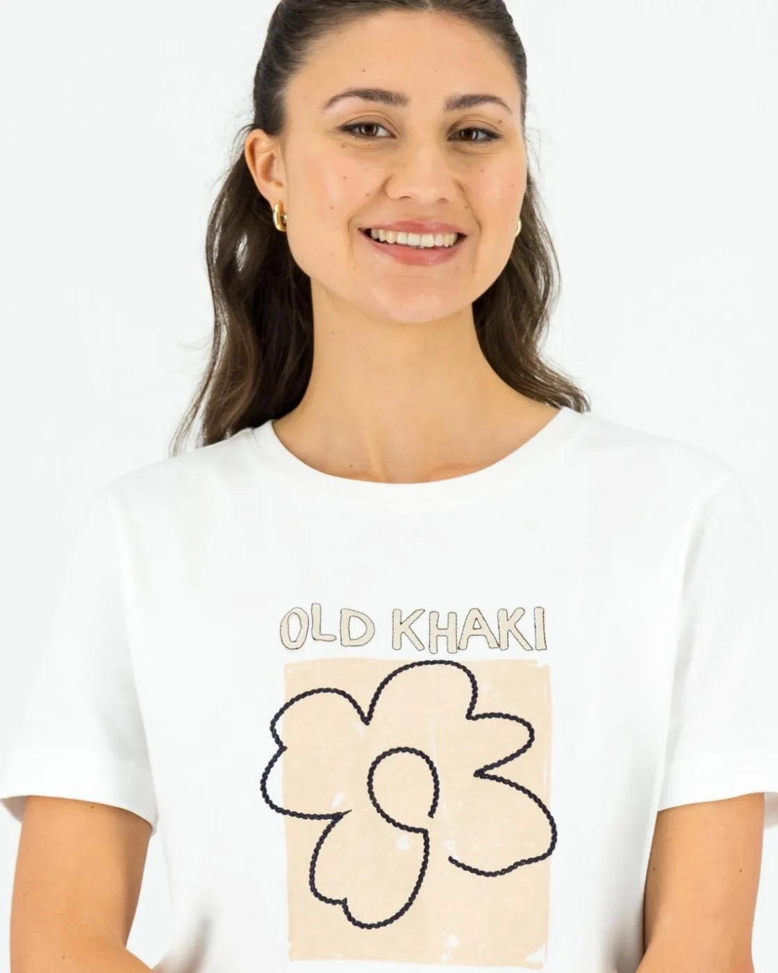 Women Old Khaki T-Shirts & Camis>Women'S Bessie Embroidered T-Shirt