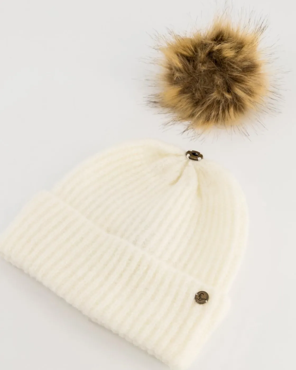 Women Old Khaki Beanies, Hats & Caps>Women'S Biance Pom-Pom Beanie