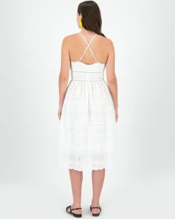 Women Old Khaki Dresses & Jumpsuits>Women'S Carmen Broderie Anglaise Dress