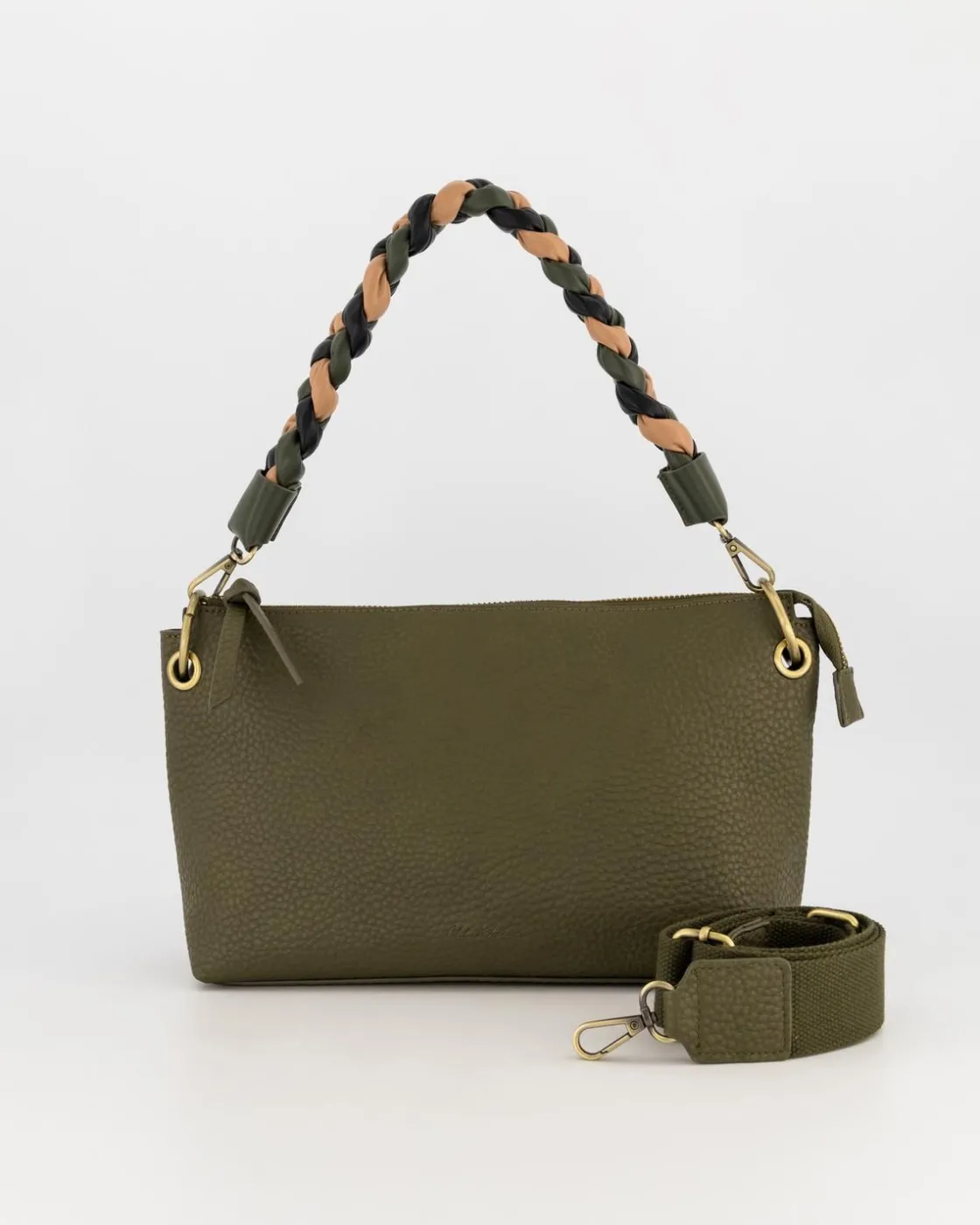 Women Old Khaki Bags & Purses>Women'S Celita Pebbled Braided Handle Bag