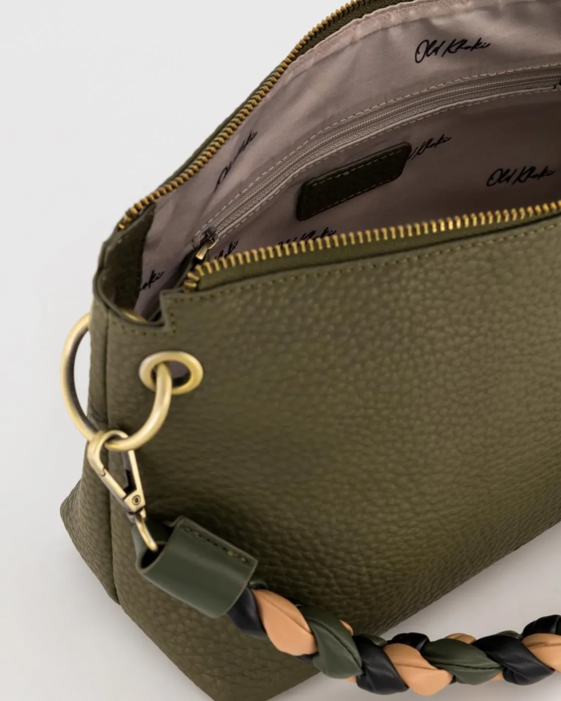 Women Old Khaki Bags & Purses>Women'S Celita Pebbled Braided Handle Bag